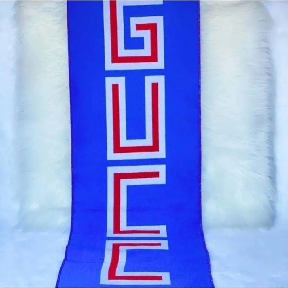 🆕⭐️GUCCI🌟 NEW LTD ED. Sig. Heron Logo Wool Scarf UNISEX (2019) | New w. tags!